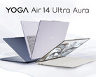 Yoga Air 14 Ultra Aura birden fazla renk seçeneğine sahiptir.
