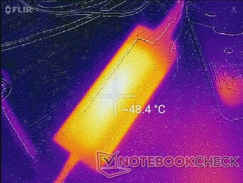 AC adapter temperature after gaming for an hour