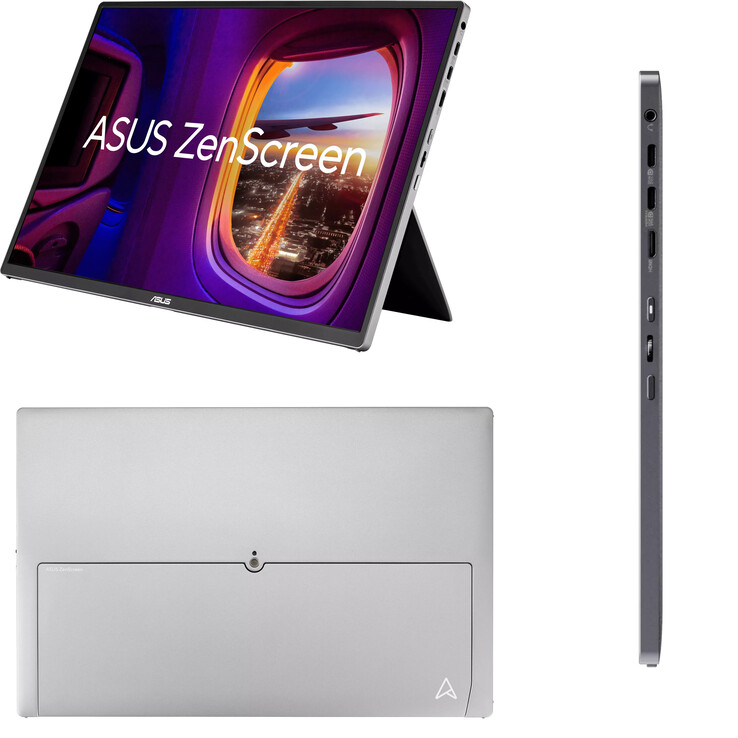 Asus OLED ZenScreen MQ16FC'nin Tasarımı