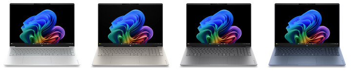 Yeni OmniBook 5 16, Glacier Silver, Meteor Silver, Sahara Silver veya Starlit Blue renk seçenekleriyle sunuluyor.