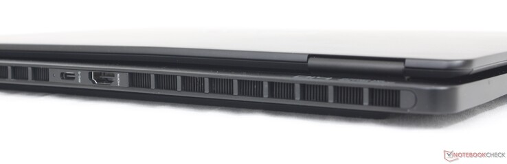 Arka kısım: DisplayPort 1.4 + Güç Dağıtımı ile USB-C (10 Gbps), HDMI 2.1
