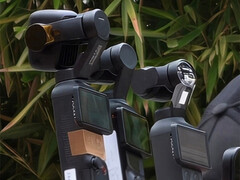 Osmo Pocket 4P, Osmo Pocket 3 ve Osmo Pocket 4, soldan sağa.