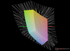 vs. Display P3: %39,4 kapsama alanı