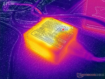 AC adaptörü zorlu yükleri çalıştırırken 44 C'nin üzerine ulaşır