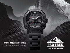 Resimde - Casio Pro Trek PRW-B1000WM-1 tanıtım posteri.