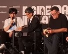 Kojima, Roma’daki Piazza Film Festivali’nde konuşma yapıyor 