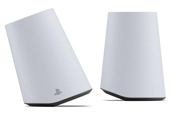 Beyaz renkli PlayStation Pulse Elevate.