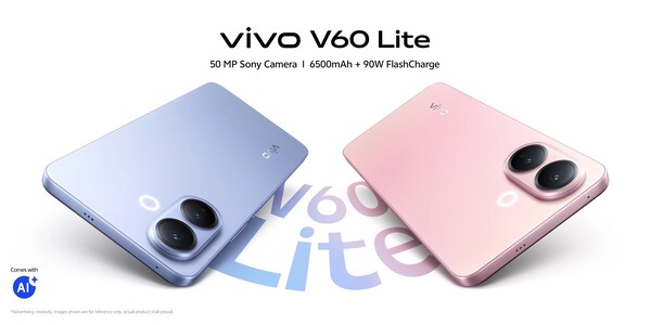 Vivo V60 Lite 4G, Vivo V60 Lite 5G ile benzer özelliklere sahiptir.