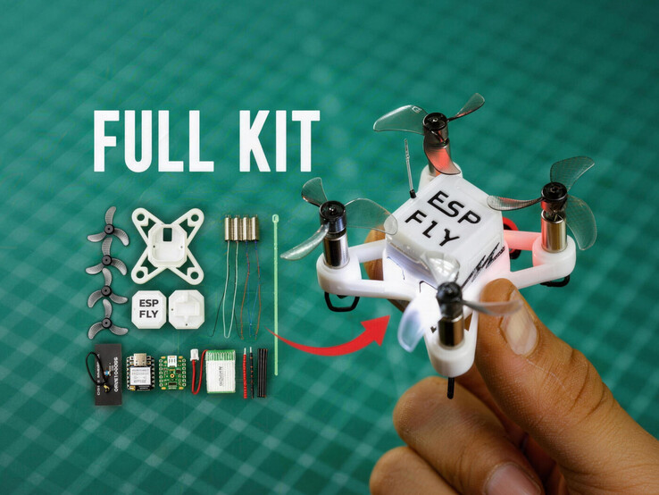Kit ayrıca 3D baskılı parçalar da içeriyor