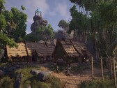 Elex'te bir köyü gösteren bir görsel; oyun şu anda Steam'de satışta.