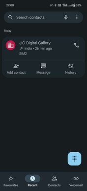 Google Telefon: Son aramalar listesi