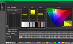 Kalibrasyondan sonra ColorChecker