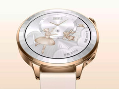 Oppo Watch X3 Mini, üç lansman renginden biriyle.