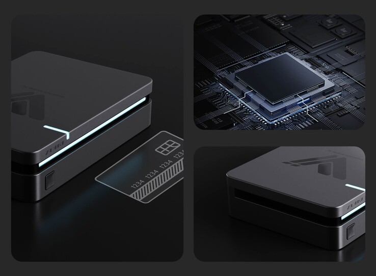 Vividnode mini PC, etkileyici derecede kompakt bir ayak izine sahiptir.