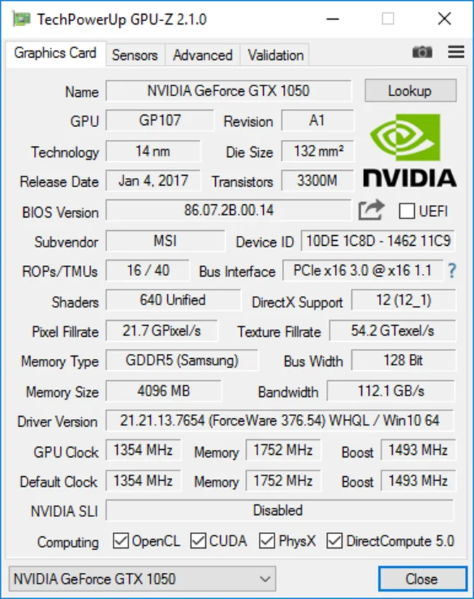 NVIDIA GeForce GTX 1050 (Notebook) - Notebookcheck-tr.com